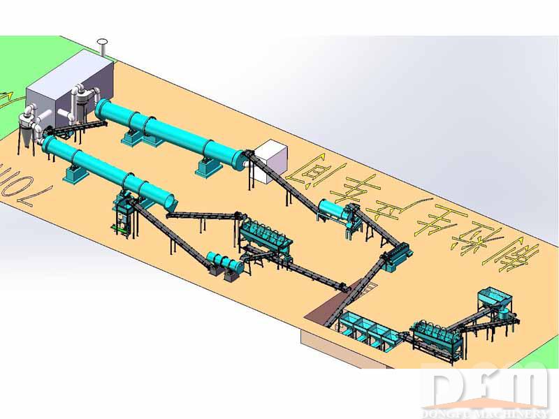 Horse Manure Organic Fertilizer Production Line