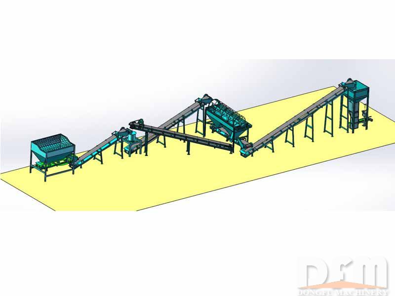 Cheap Powdery Organic Fertilizer Production Line